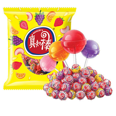 真知棒棒棒糖散装混合水果味儿童万圣节伴手礼休闲糖果解馋小零食