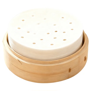 蒸笼纸垫子蒸包子的垫纸馒头食品级蒸锅垫片防隔油纸垫蒸屉一次性