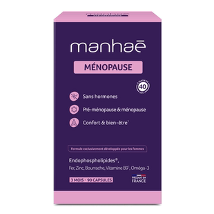 【90粒】Manhaé唤巢丸安更丸鱼油内源性磷脂法国进口女性保养品