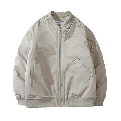 美式飞行员夹克女夹棉外套