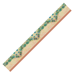 爱奇葩iqipa 隐桥联名竹篱花垣桌旗轻奢高端茶桌垫布茶席桌布茶旗