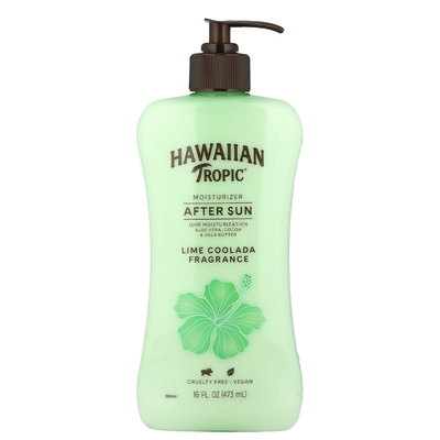 Hawaiian Tropic晒后修复保湿身体乳液青柠光保湿液舒缓滋养473ml