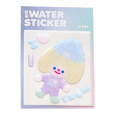 韩国可爱rico女孩3D水晶贴纸