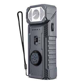 神火防灾手摇手电筒充电末日生存装备多功能发电机应急灯2026款