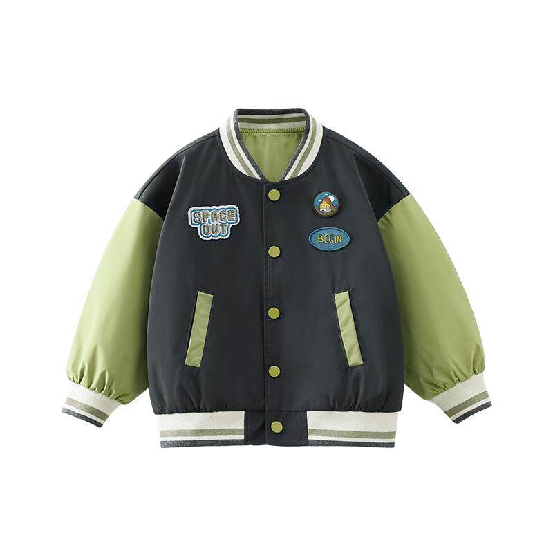 齐齐熊宝宝春秋棒球服外套运动服