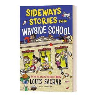 歪歪路小学1 新封面版 学校的侧面故事 英文原版 Sideways Stories from Wayside School 英文版 Louis Sachar进口英语原版书籍