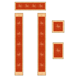 马年高端知岚配套新春手写对联春联微喷宣纸绢布半生不掉色作品纸