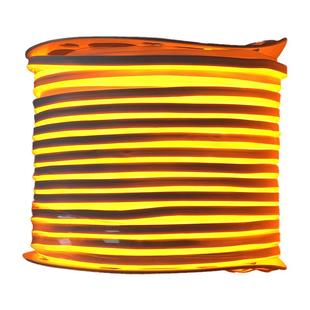 橙光LED灯带柔性霓虹户外防水广告高亮招牌软灯条工程楼宇亮化灯