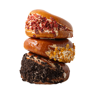 糖学友碱水面欧包奶油贝果全麦粉动物黄油夹心早餐控蔗糖孕妇食品