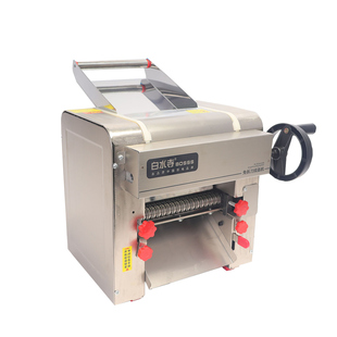 白水寺大200型电动压面机 9代单边免拆刀不锈钢揉面压面条机铜线