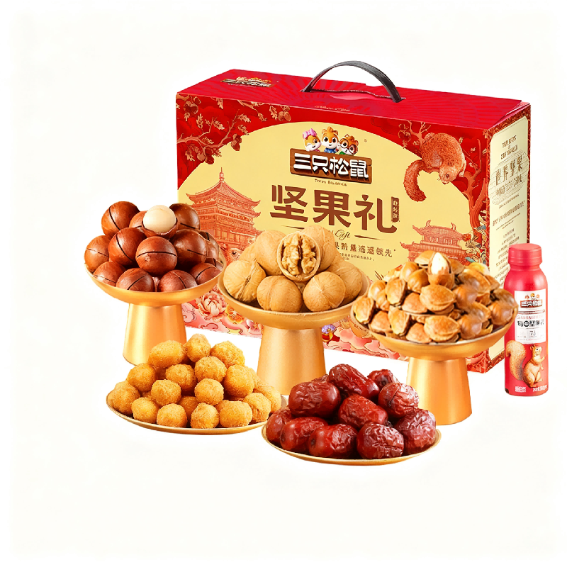 三只松鼠_坚果大礼包年货送礼