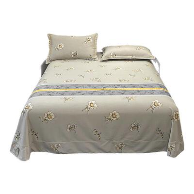 100%棉加厚全棉磨毛床单单件纯棉1.8m床上用品棉布被单子单双人加