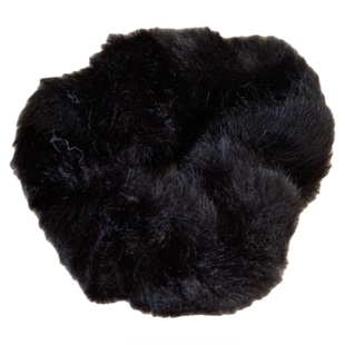 毛绒绒兔毛发圈复古轻奢仿皮草发绳扎马尾头绳毛毛大肠圈发饰秋冬