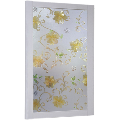 欧式窗花玻璃窗磨砂贴纸防窥视