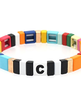 小众设计简约字母烤漆love首饰品