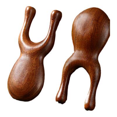 梳檀木眼部脸部鼻梁小青蛙按摩器