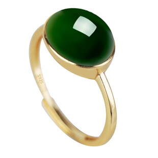 戒指空托通体925纯银横款戒托镶嵌翡翠戒面空托5*7 6*8 7*9 8*10