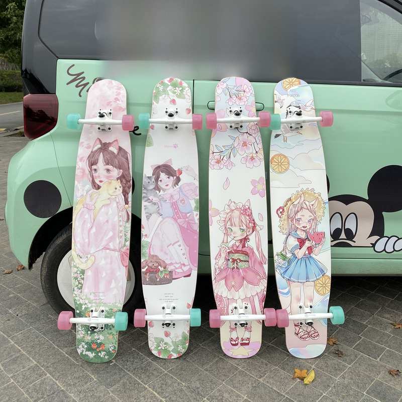 Rebirth meow长板喵板男生女生专业初学者dc平花刷街代步新手滑板