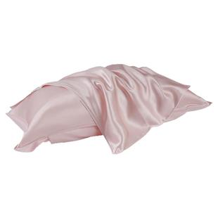 绣娘真丝枕套单面100%桑蚕丝润滑细腻纯色枕头套单人素锦枕套