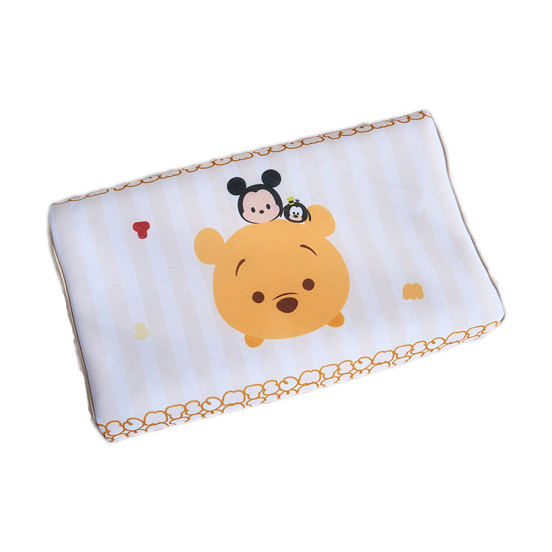 迪士尼Disney天然冰丝乳胶枕儿童枕头泰国幼儿园小学生记忆枕宝宝