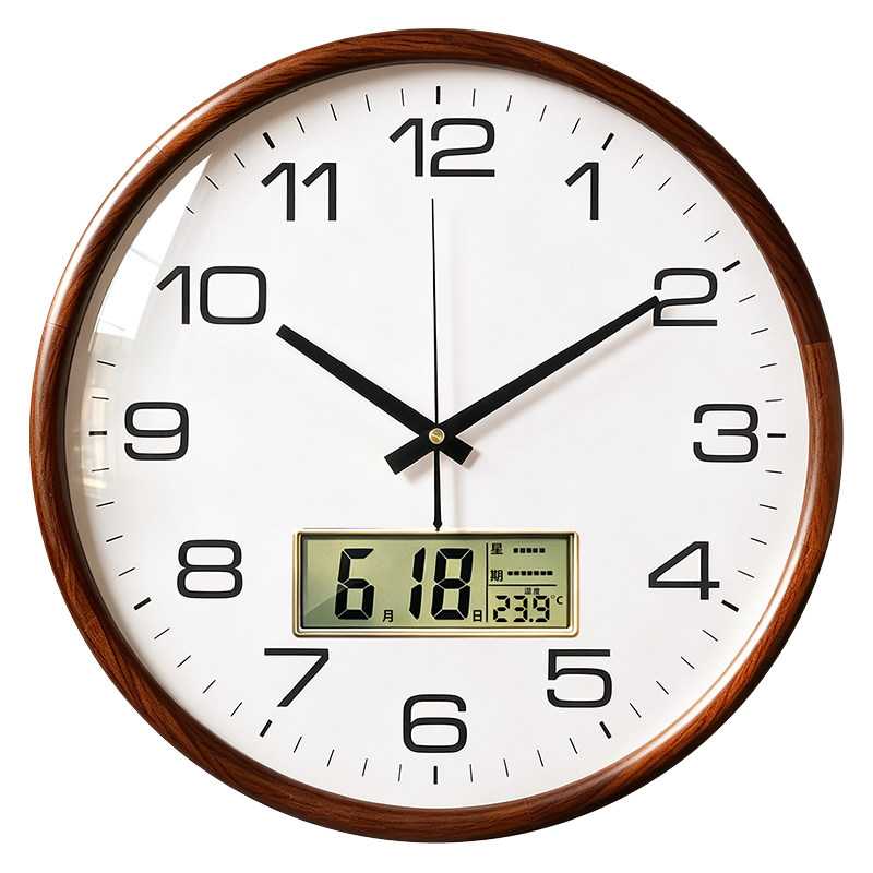 再也不用手动调时间！万年历挂钟