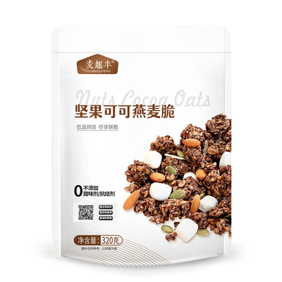 香酥坚果可可燕麦脆4袋划算