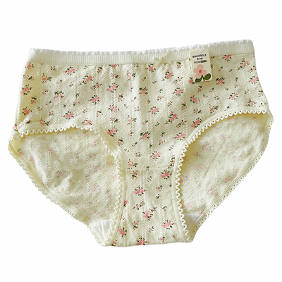 7A抑菌裆5条纯棉内裤女中腰A类