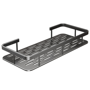 卫生间置物架免打孔浴室厕所洗澡间沐浴露壁挂淋浴洗漱台收纳架子