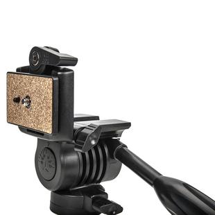 云腾850液压云台专业阻尼单反DV机快装板单反俯拍摄影视频横竖拍照相机手机竖屏支架横杆直播三脚架通用