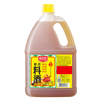 厨邦宴会料酒1.75L*2家庭装