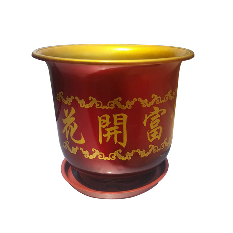 喜庆花开富贵落地年宵牡丹年橘盆