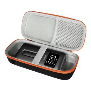 适用绿联车载充气泵收纳包电动打气筒打气泵保护盒便携包加厚外壳内置短绒防摔减震多功能便携收纳数码配件