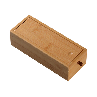 竹盒定制定做长方形抽拼盖软包盒收纳盒文具茶叶首饰伴手礼礼品盒