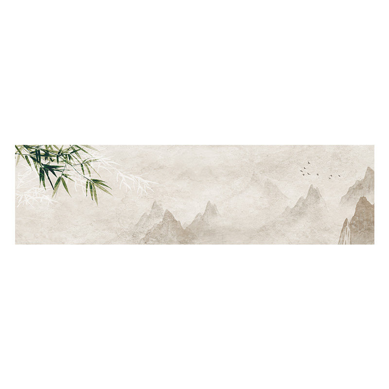 原创侘寂风卧室床头挂画沙发背景墙横幅竹子民宿装饰画新中式茶室