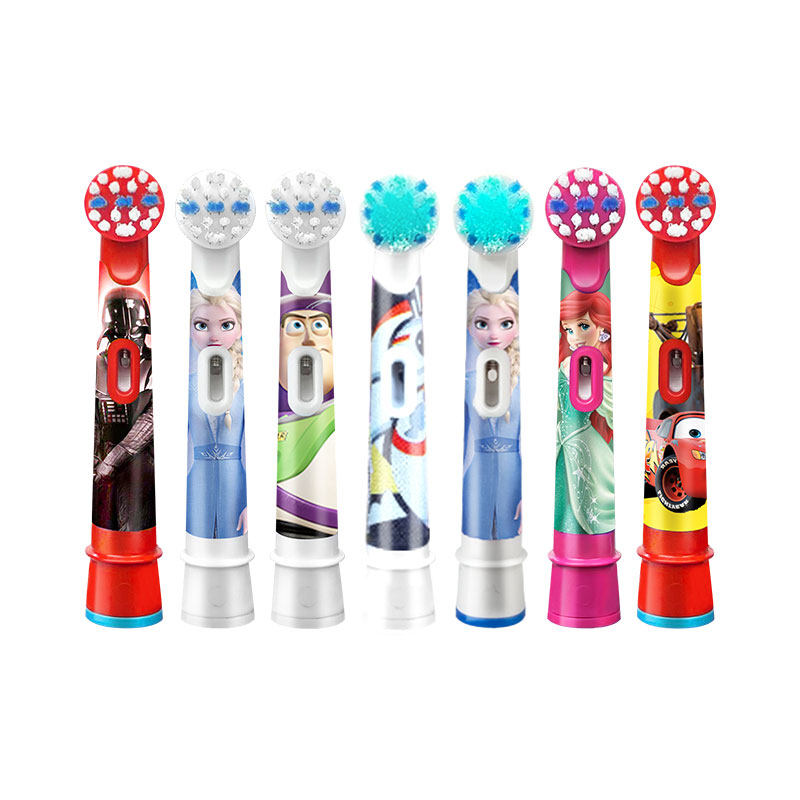 德国原产OralB/欧乐B儿童电动牙刷头小圆头软毛适合替牙期儿童
