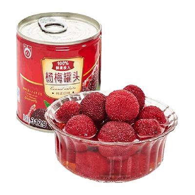 奥灵奇东魁杨梅罐头312g
