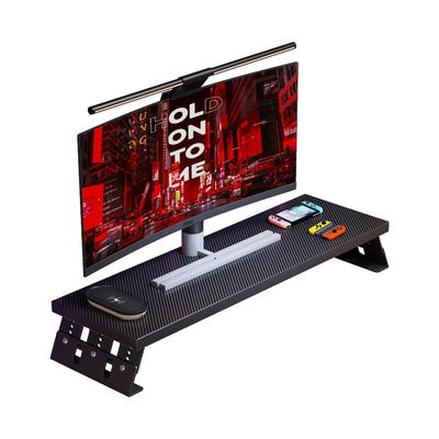 可升降显示器增高架台式电脑屏底座抬高支架办公室桌面置物收纳架