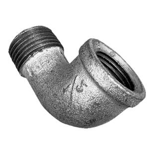 镀锌弯头铸铁90度内外牙丝扣4分6分1寸DN15 20水管玛钢管件广东