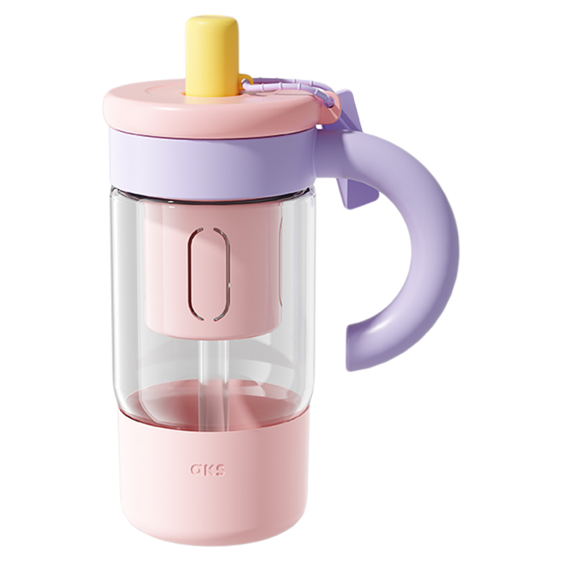 AKS多巴胺色系高硼硅玻璃水杯