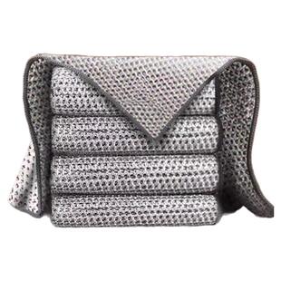 【双层加厚】强力金属丝洗碗布厨房灶台洗碗去污百洁布代替钢丝球