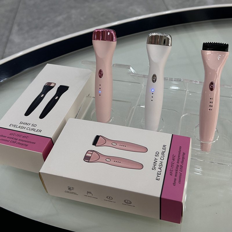 闪美shrmeil5D电动睫毛推烫Type仪睫毛卷加热睫毛夹C器便携式卷