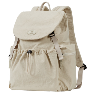 阿季户外旅行双肩包女士2025新款大学生书包旅游防水轻便小型背包