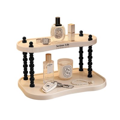 简约奶油风钥匙收纳入户玄关摆件桌面置物架客厅门口餐边柜装饰品