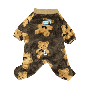 宠物秋冬法斗双面绒狗狗四脚衣棉服巴哥斗牛犬柴犬加厚打底衫衣服