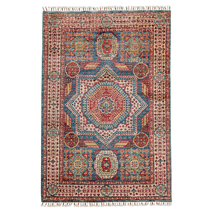 视觉味道 阿富汗进口复古羊毛地毯客厅手工编织无胶波斯异域风