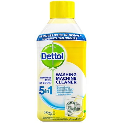 【蜂狂双11爆品日】Dettol/滴露洗衣机清洗剂清新柠檬250ml免浸泡