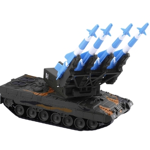 凯迪威1:40军事系列防空导弹坦克车履带式可发射金属合金模型玩具