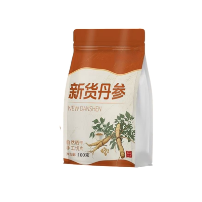 丹参中药材100克正品野生紫丹参天然无硫丹参片丹参茶可磨丹参粉