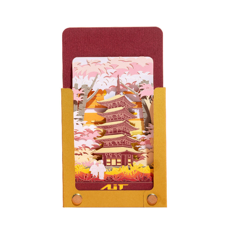 送女生生日礼物立体便签AITCARD