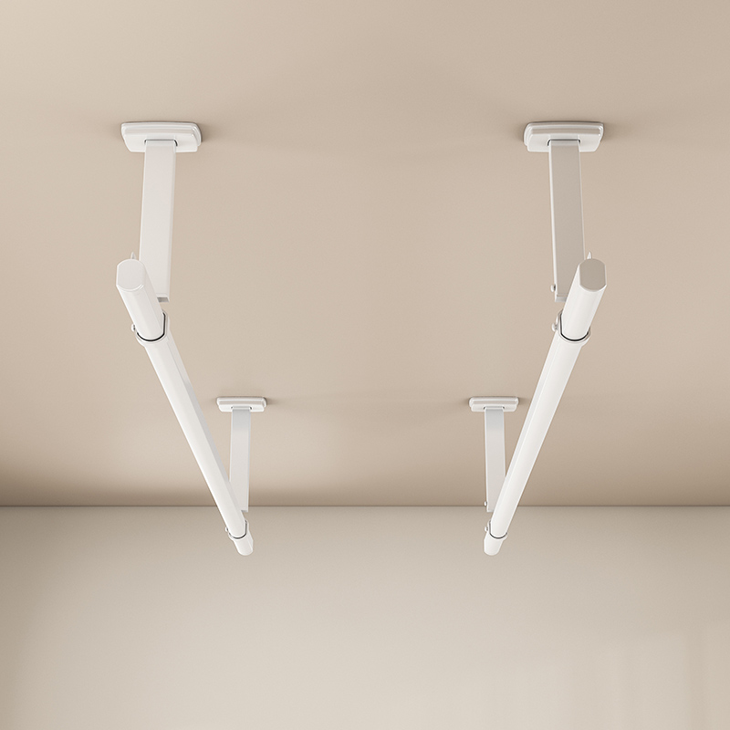 【免费安装】铝合金晾衣杆阳台家用固定式晾衣架顶装挂晒衣杆墙上